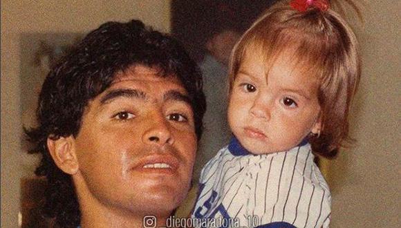 Dalma, hija mayor de Diego Armando Maradona, se casará pronto con Andrés Caldarelli. (Instagram _diegomaradona_10)