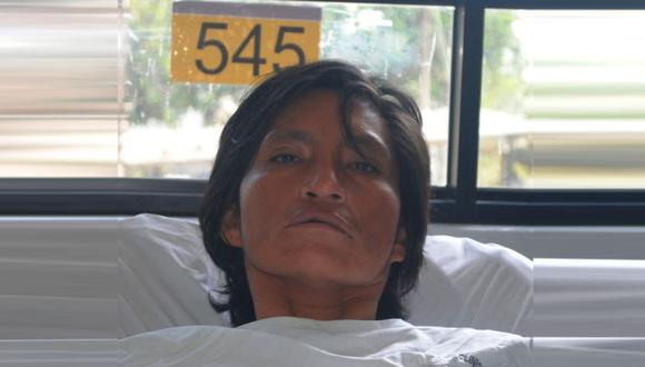 Paciente está a la espera de recibir el apoyo de su familia. (Hospital Cayetano Heredia)