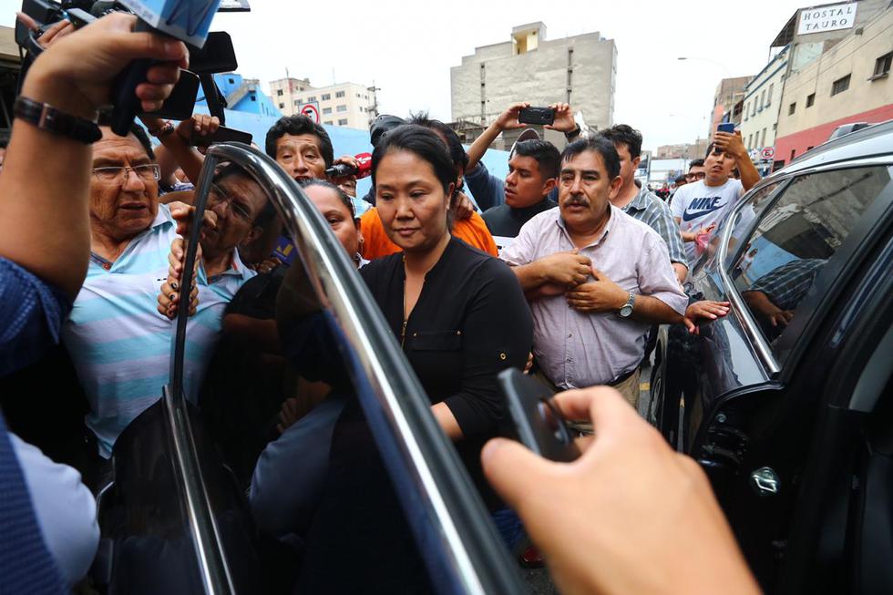 Juez dicta 15 meses de prisión preventiva contra Keiko Fujimori. (Fotos: Hugo Curotto/GEC)