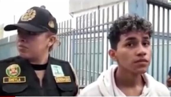 Detienen a ladrón de 18 años. (Foto: captura TV)