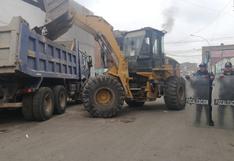 Retiran a ‘cachineros’ y recicladores por obstaculizar vías del jirón Gamarra