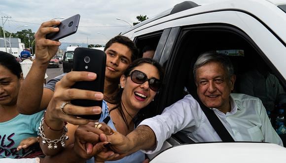 AMLO, que el domingo cumple 100 días al frente de México, puede desafiar a sus críticos con una creciente tasa de aprobación que llega al 78%. (Foto: Getty)