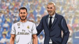 Eden Hazard inspira animación junto a 'Galácticos' del Real Madrid [VIDEO]
