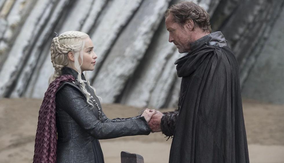 Emilia Clarke dedicó un emotivo mensaje a Iain Glen, actor que dio vida a Jorah Mormont en “Game of Thrones”. (Foto: Captura de video)