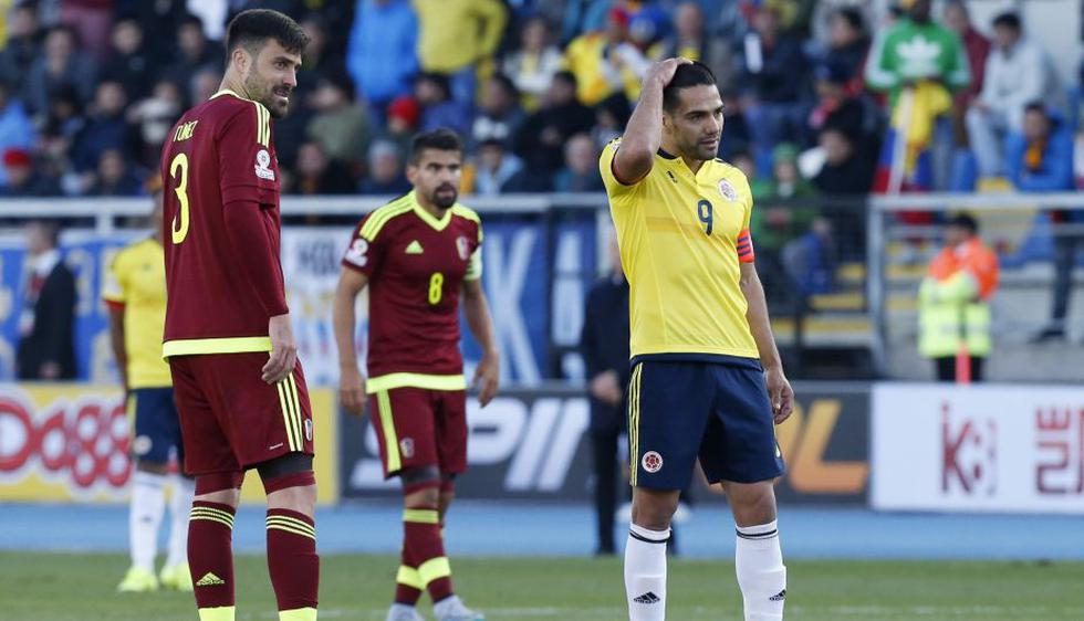Venezuela derrotó 1-0 a Colombia y dio la sorpresa en el Grupo C de la Copa América 2015. (AP)