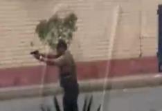 Policías controlan protesta por instalación de antena en El Agustino [VIDEO]