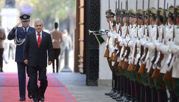 Sebastián Piñera sigue fallo en Palacio de La Moneda, adonde llegó esta mañana. (Gobierno de Chile)