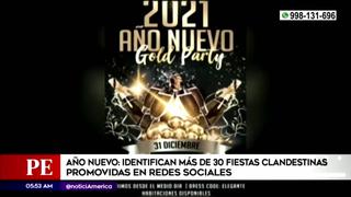 Policía identifica más de 30 fiestas clandestinas promovidas en redes sociales para Año nuevo