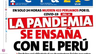 La pandemia se ensaña con el Perú