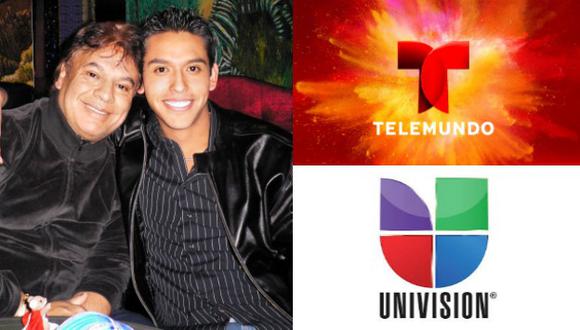 Iván Aguilera, único heredero de Juan Gabriel ha demandado a Telemundo y Univisión por difamación (Composición)