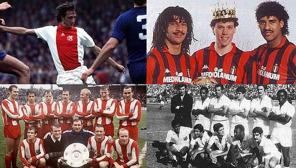 Ajax, Milan, Bayern Munich y el Santos han dejado su huella en la historia. (Internet)