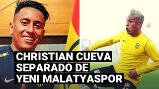 Yeni Malatyaspor confirmó la separación de Christian Cueva por indisciplina
