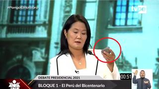 Keiko Fujimori a Pedro Castillo: “Usted está acostumbrado a tirar piedras”