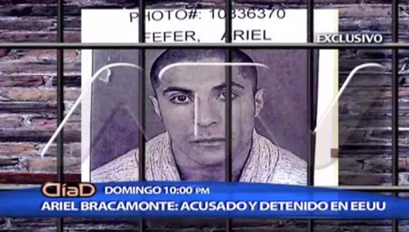 Ariel Bracamonte fue detenido en EEUU por agredir a su esposo. (Día D)