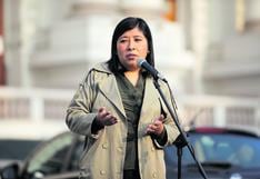 Betssy Chávez: “No tenemos la intención de una segunda cuestión de confianza para cerrar el Parlamento”