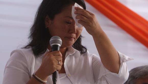 Keiko Fujimori se refirió a la denuncia de su madre, Susana Higuchi, de que fue torturada en el SIN. (Foto: Yodashira Pérez Tarazona / GEC)