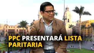 Sergio Alba: PPC presentará lista paritaria [VIDEO]