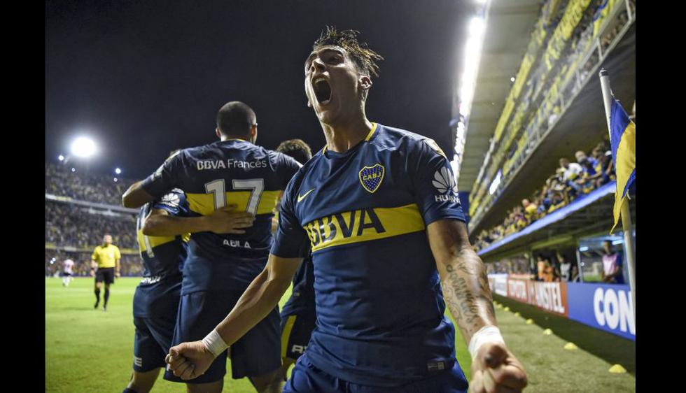 La escuadra argentina sumó sus primeros tres puntos en la Copa Libertadores. (AFP)