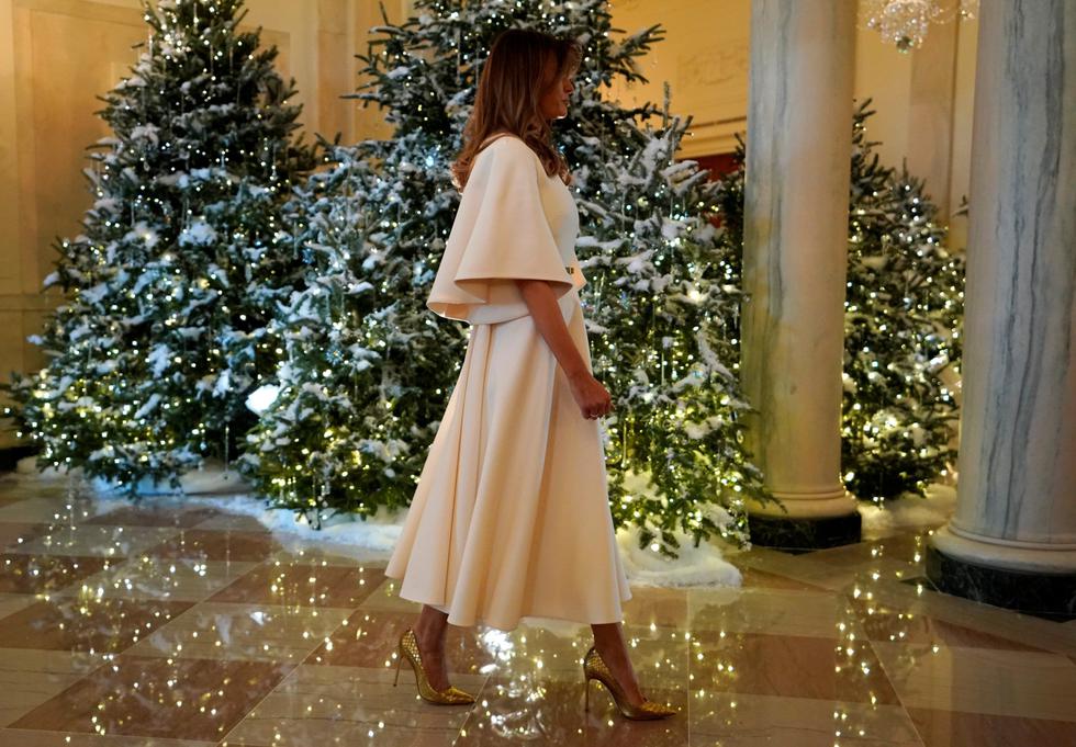 Melania Trump inauguró su primera decoración navideña de la Casa Blanca  [FOTOS] | MUNDO | PERU21