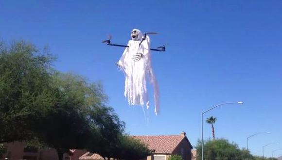 Halloween: El 'fantasma dron', la tendencia tecnológica más espeluznante. (Internet)