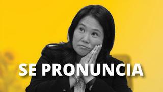 Keiko Fujimori aseguró que con petición a Brasil se confirmará que no recibió dinero de Odebrecht