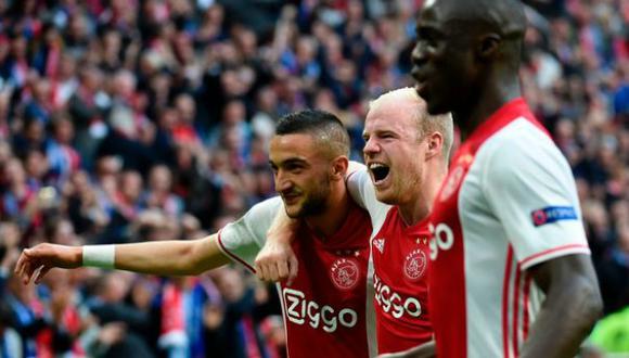 Ajax tendrá que jugar el partido de vuelta en Francia. (AFP)