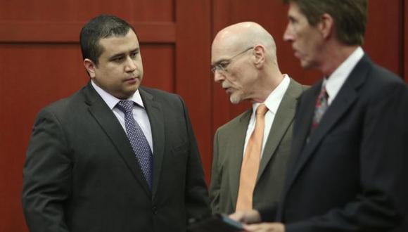 George Zimmerman apenas mostró gestos de alivio tras absolución del jurado. (AP)
