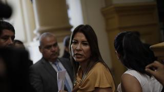 Bancada de Acción Popular exige que Mónica Saavedra pida licencia o renuncie al partido 