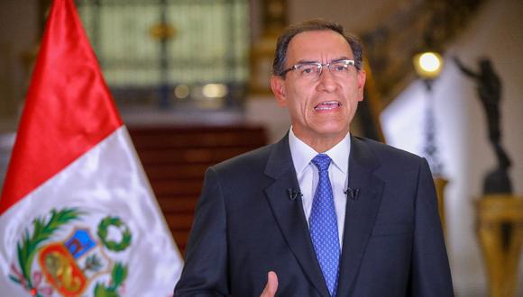 Martín Vizcarra fue enfático al pedir la cuestión de confianza para aprobar la reforma judicial. (Palacio de Gobierno)