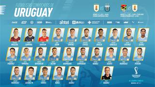 Sin Cavani, pero con Suárez: la selección de Uruguay presentó a sus convocados para jugar ante Argentina y Bolivia
