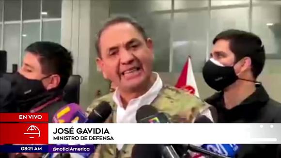 Minister José Gavidia expresses his disgust