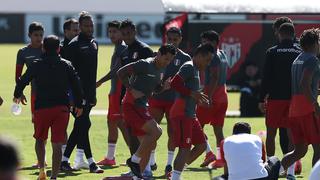 Selección Peruana entrena previo a su encuentro contra Paraguay en la Copa América