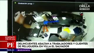 Delincuentes asaltaron peluquería de Villa El Salvador