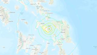 Terremoto de magnitud 6.6 sacude la región central de Filipinas