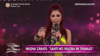 Milena Zárate se retiró llorando del set tras confrontación con Santi Lesmes