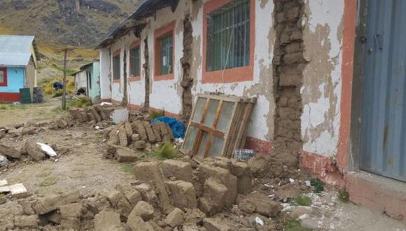 Sismo de 4.7 en el distrito de Capaso, en Carabaya, Puno, afectó 99 viviendas. El evento ocurrió el lunes.