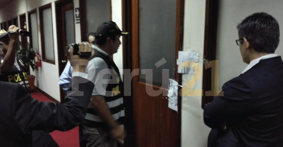 Se reanuda allanamiento a las oficinas del asesor de Pedro Chávarry, Juan Manuel Duarte Castro.