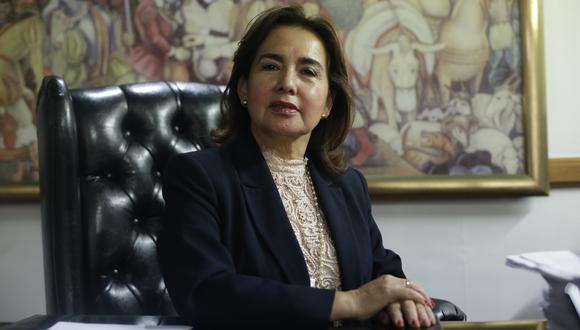 Elvia Barrios fue elegida por mayoría de la Sala Plena de la Corte Suprema como presidenta del Poder Judicial. (Foto: GEC)