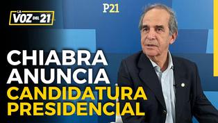 Roberto Chiabra anuncia candidatura: “Soy un general democrático”