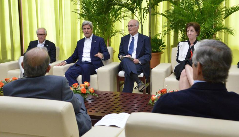 John Kerry sostuvo histórico encuentro con las FARC en Cuba. (EFE)