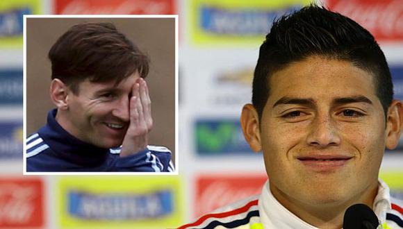 Copa América 2015: James Rodríguez rechaza duelo personal con Lionel Messi. (Reuters/EFE)