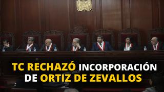TC rechazó incorporación de Ortiz de Zevallos