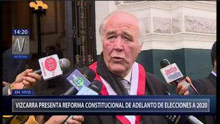 García Belaunde: "Se va Vizcarra por incapaz y nosotros porque no somos capaces de conversar con él"