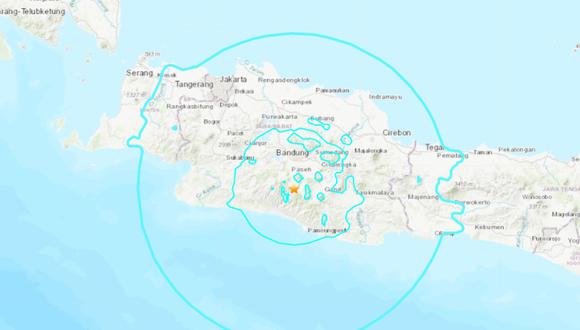 El Servicio Geológico de Estados Unidos, que registra la actividad sísmica en todo el mundo, registró el seísmo a las 16.49 hora local (9.49 GMT). (Foto: USGS)