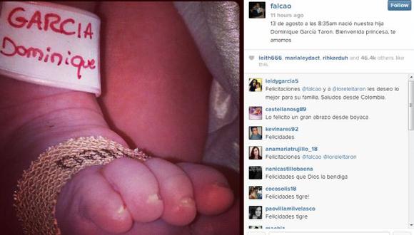 Anunció el nacimiento de su hija. (Instagram)