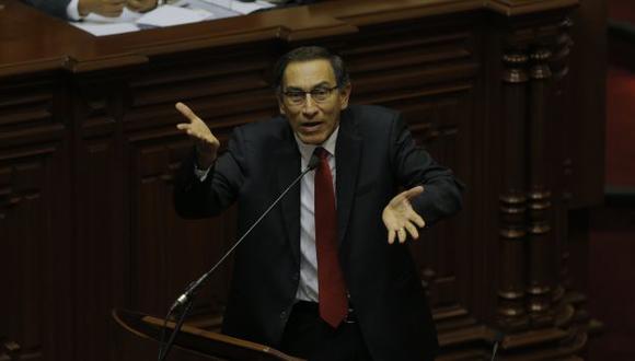 Martín Vizcarra podría ser censurado por el Congreso (David Huamaní)