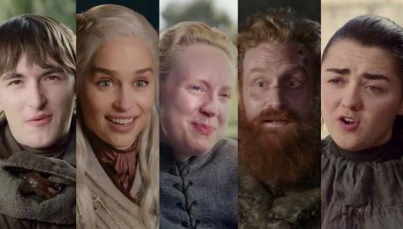 Protagonistas de "Game of Thrones" se despiden de sus fanáticos con emotivo video. (Foto: Captura de video)