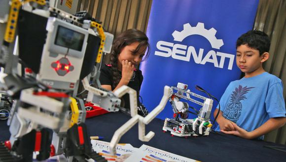 Senati ofrece cursos para niños y adolescentes que quieran desarrollar sus habilidades en robótica, diseño y videojuegos.