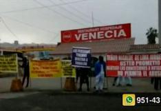 VES: realizan protesta contra Rutas de Lima por cierre de playa y cobro de peaje