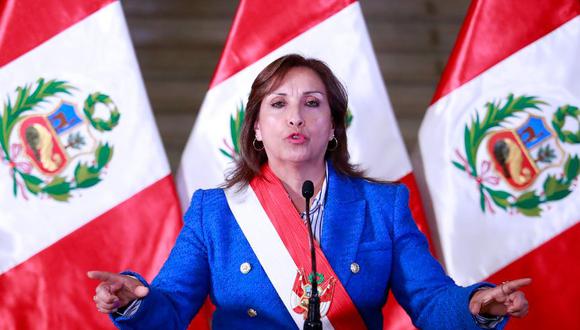 La presidenta de la República, Dina Boluarte, hizo un llamado a la calma. (Foto: Presidencia)
